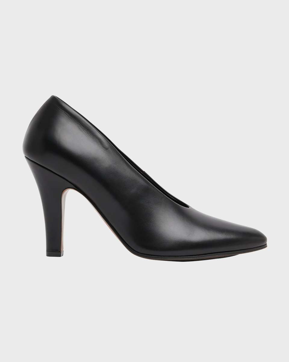 Prudens Leather Stiletto Pumps
